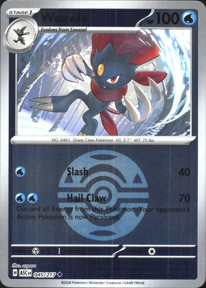 Weavile - ME02.5 45/217