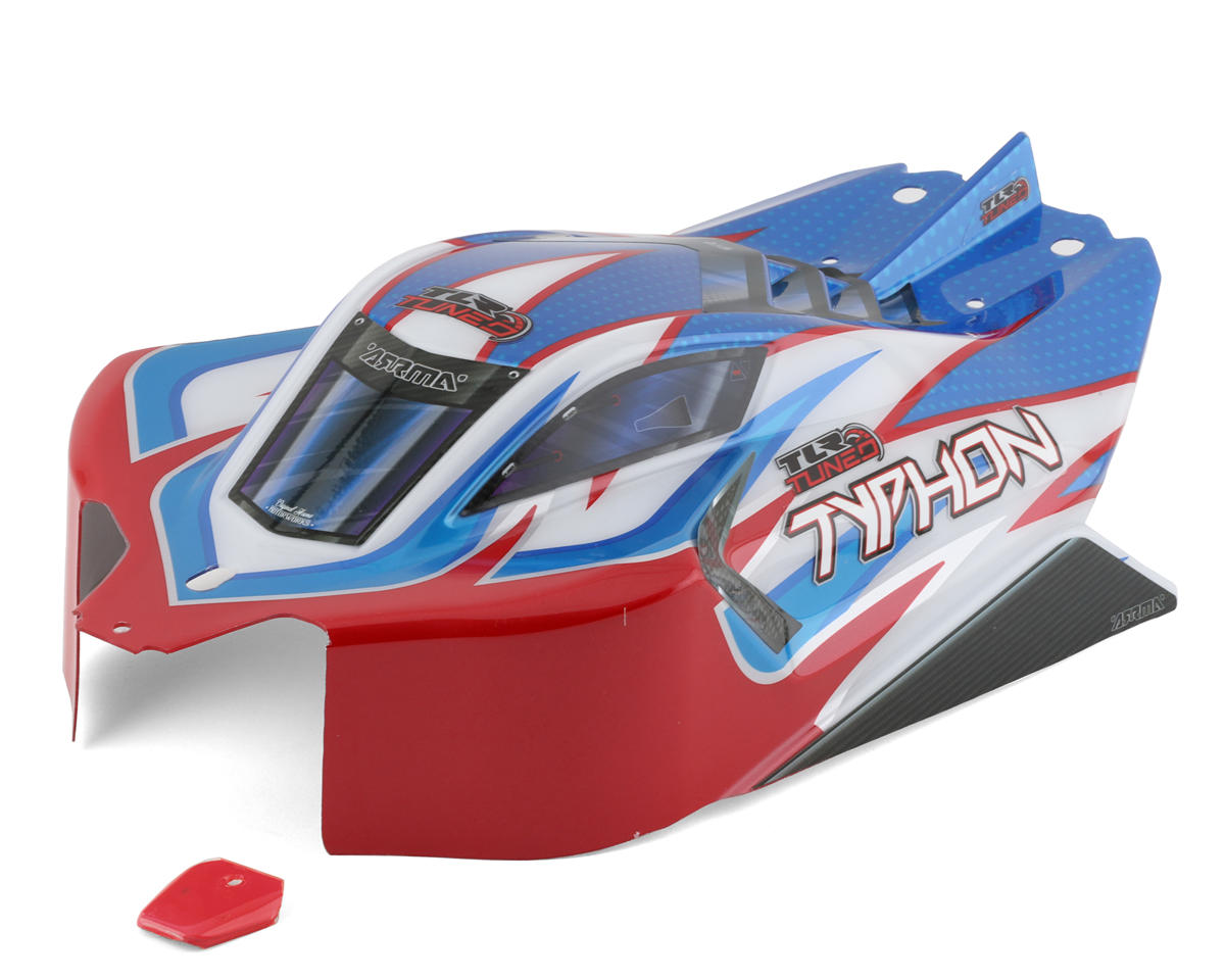Typhon TLR Tuned Finished Body Red/Blue ARA406164
