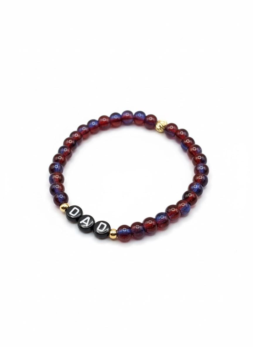 Personalized Beaded Name Bracelet: Custom Letter Word Jewelry, Mother’s Day gift view 2