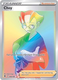 Choy (Secret) 200/189 Secret Rare NM
