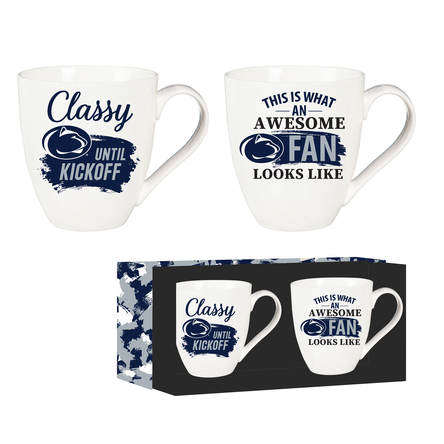 Texas A&M Aggies Ceramic Coffee Mug Set with Box 17oz Each