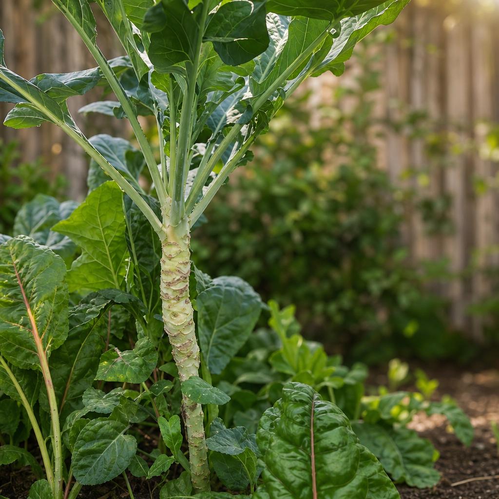 Austurian Tree Cabage - 2x Mini Plug Plants - Rare Tall Cabbage