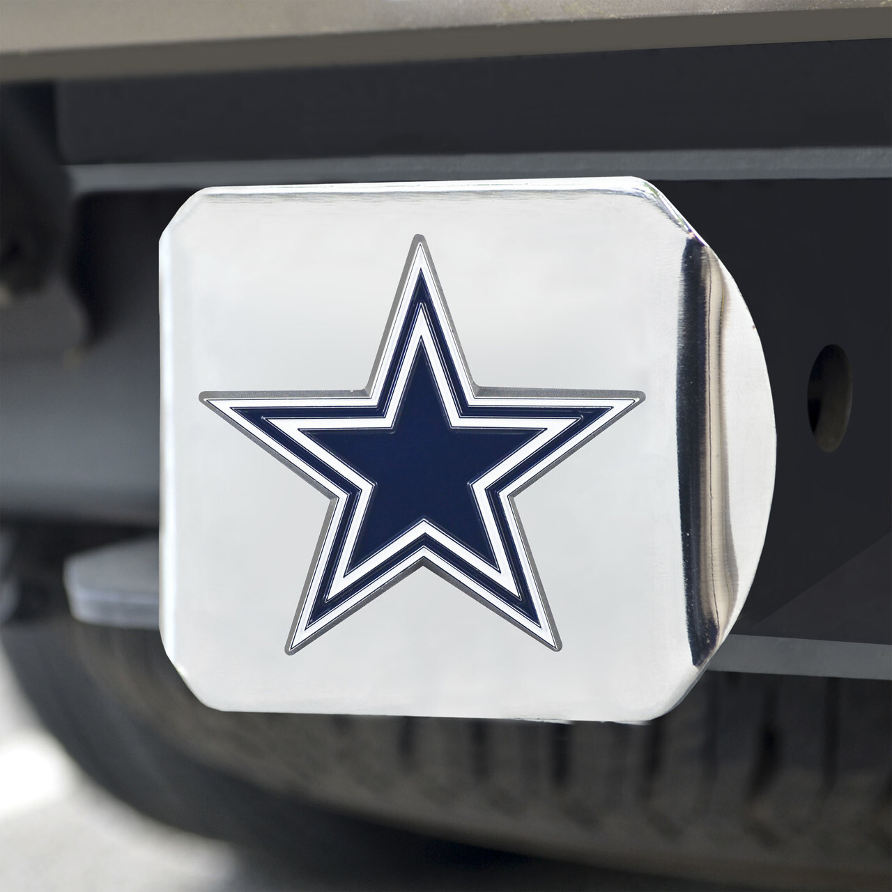 Dallas Cowboys Chrome Hitch Cover