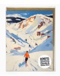 Alpine Skiing Box Notecard Set of 8