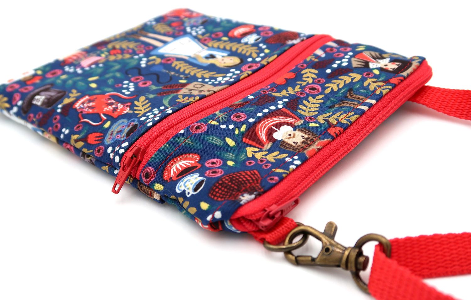Small Crossbody Bag – Wonderland Navy, photo 3 of 4