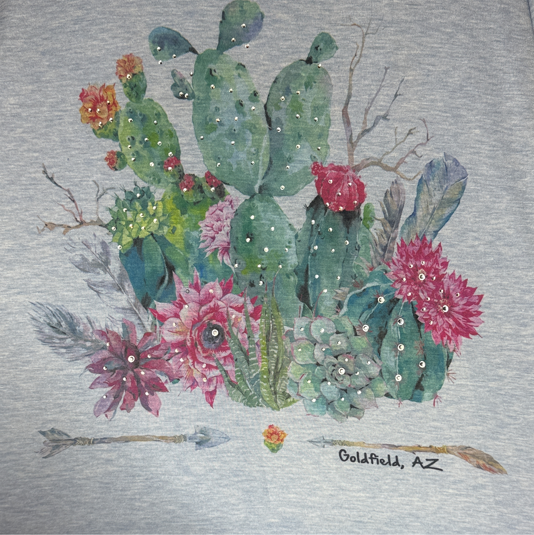 DNO-Cactus w/ Rhinestones