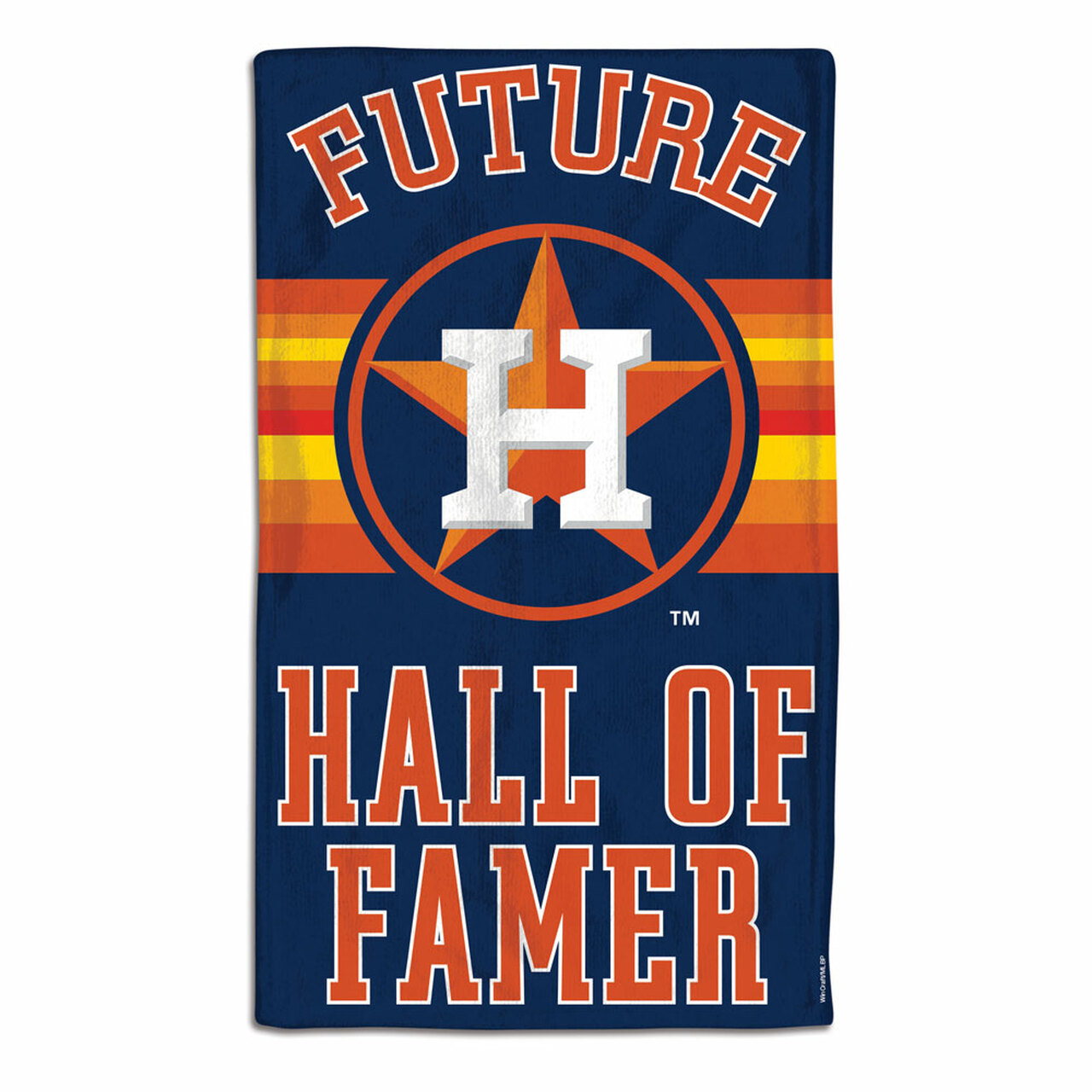 Houston Astros Baby Burp Cloth 10x17"