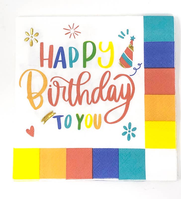 Happy Birthday Napkins