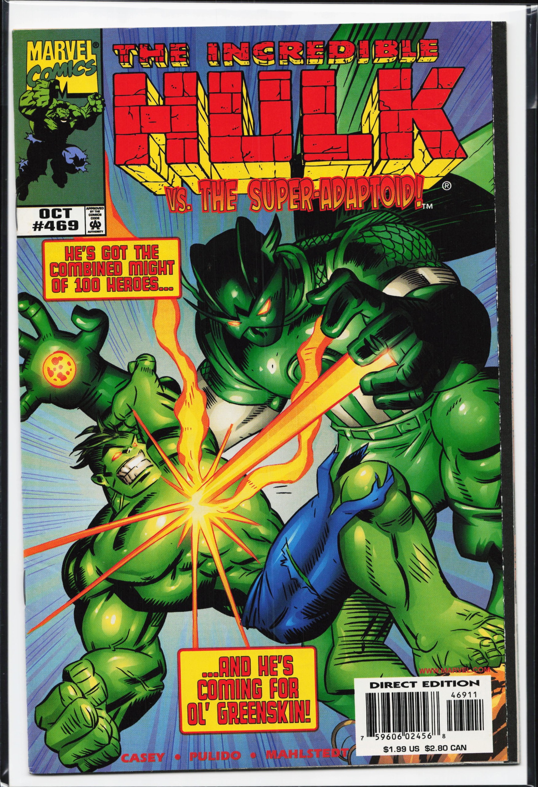 Marvel The Incredible Hulk #469 October 1998