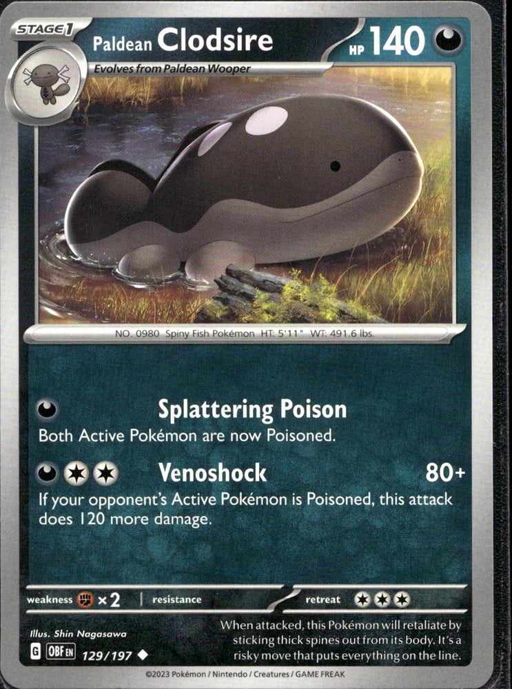 Paldean Clodsire - SV03 129/197