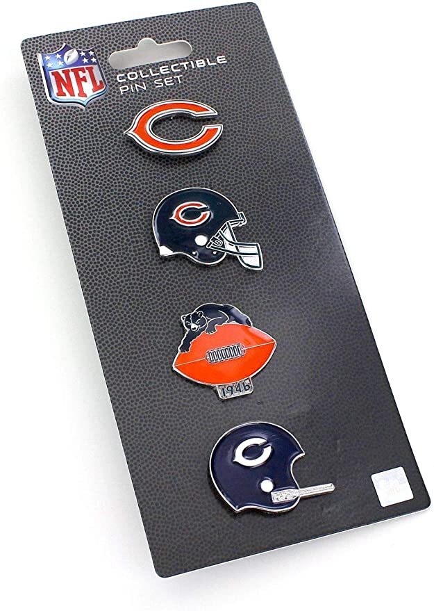 Chicago Bears Evolution Pin Set