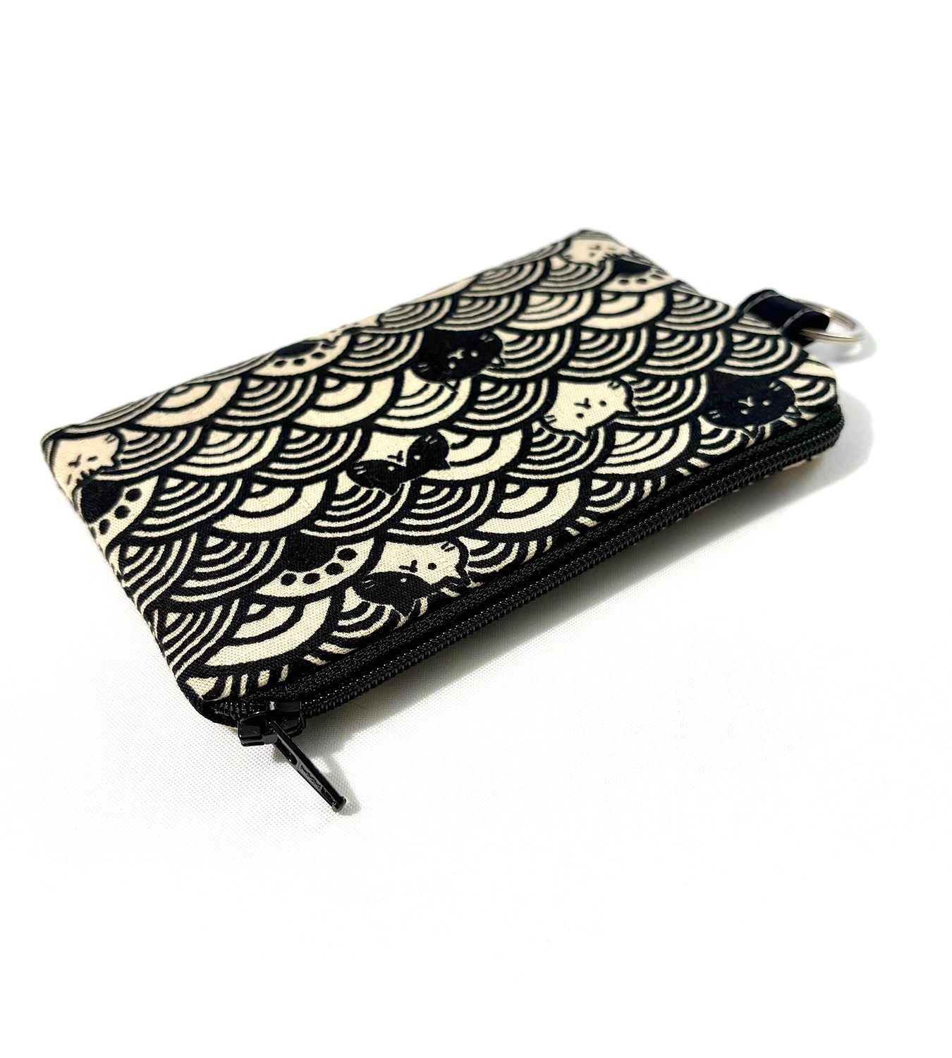 Keychain Pouch – Fuku Cats in Waves, photo 7 of 7