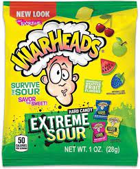 Warheads Extreme Sour Hard Candy 1 oz 12 count
