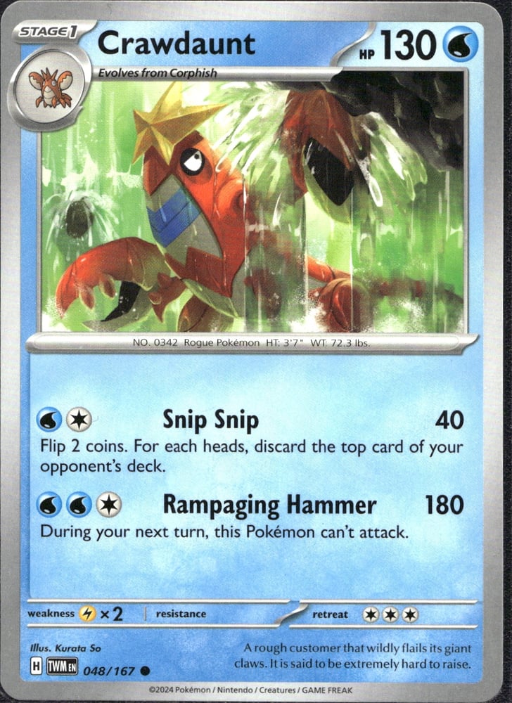 Crawdaunt - SV06 48/167