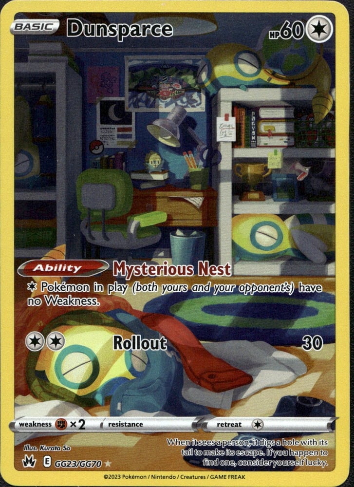 Dunsparce - SWSH12.5GG GG23/70