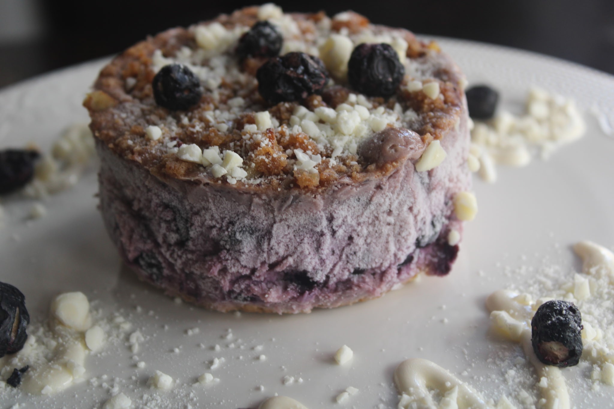 Blueberry Cobbler Cheesecake