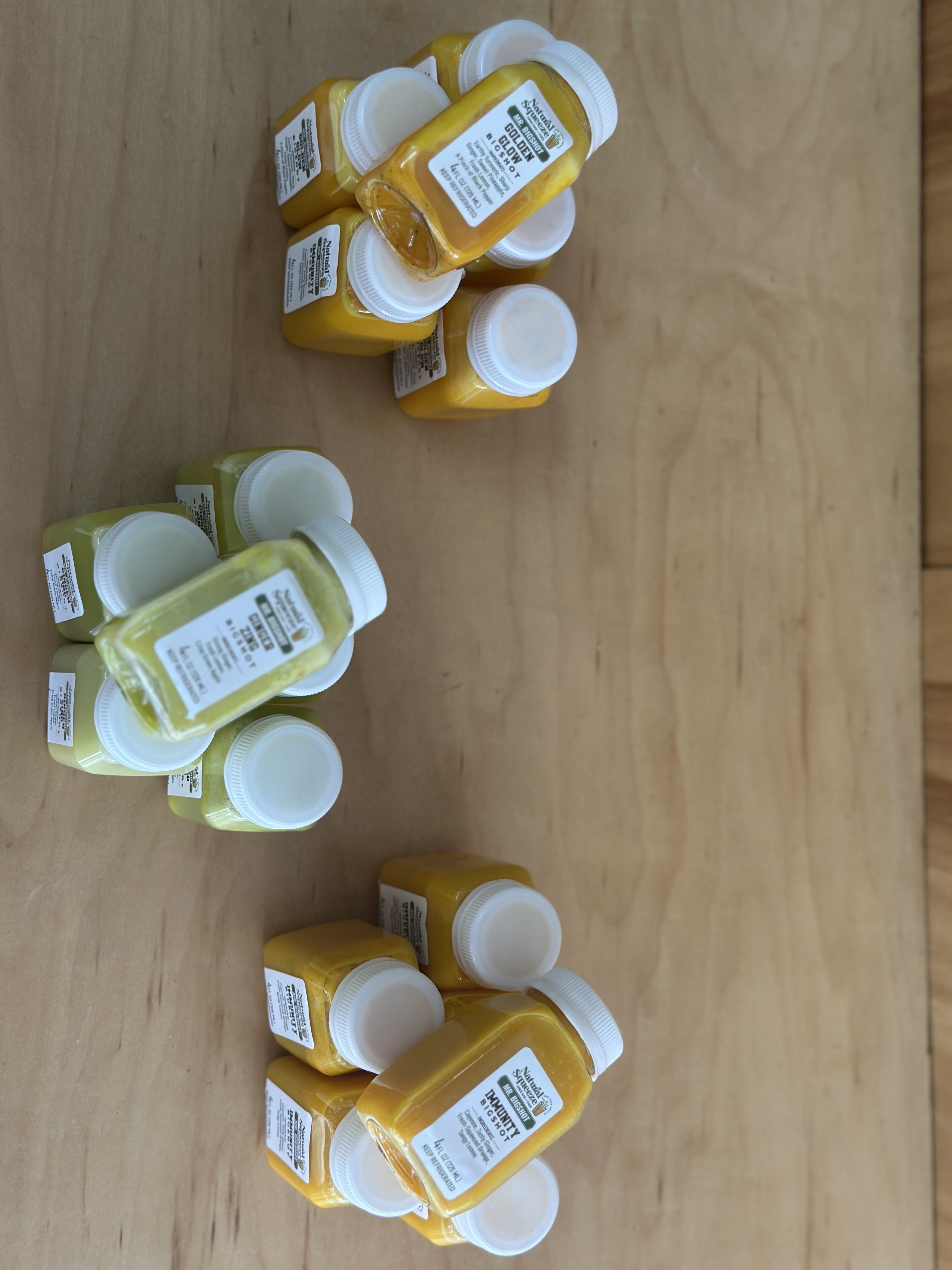 4-Shot Bundle (mix n' match) - 2x Organic Ginger Zing, 2x Anti-Inflammatory Immunity (1)