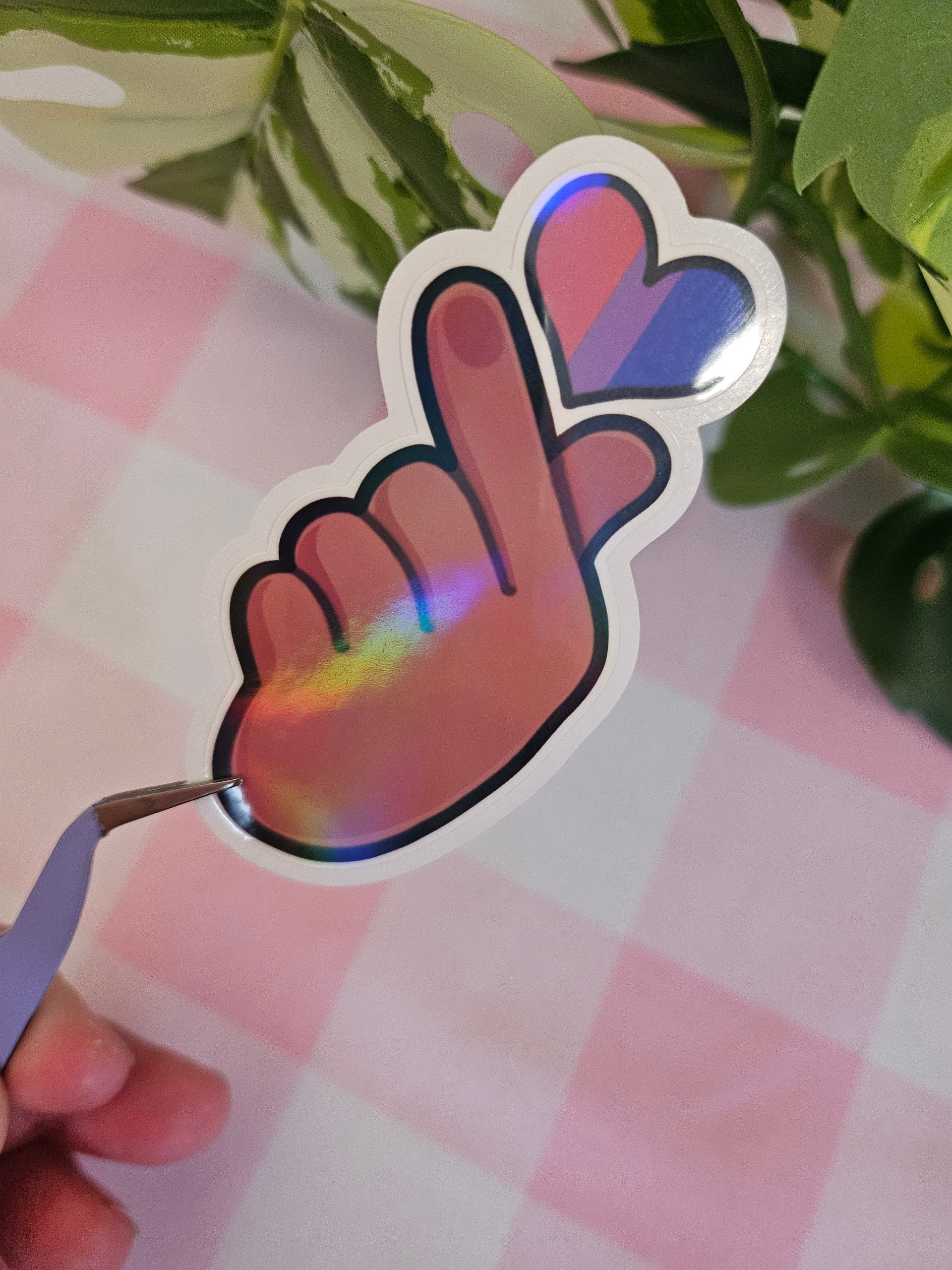 Hallyu Heart PRIDE Die Cut Sticker