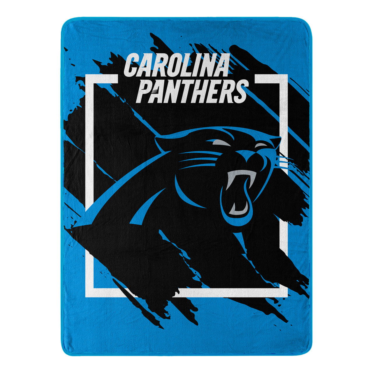 Carolina Panthers Micro Raschel Dimensional Design Blanket