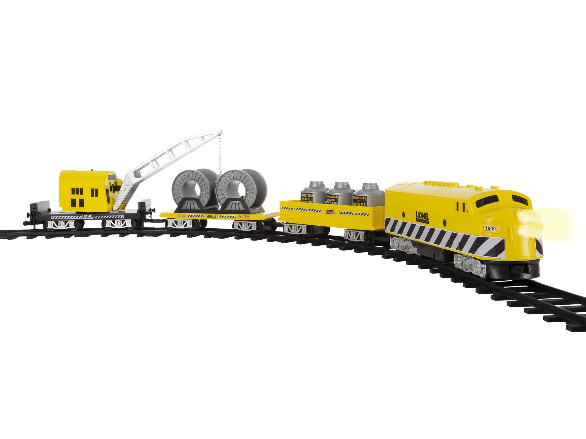 Lionel Construction Co Battery Operated Toy Train Set 712066