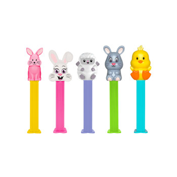 Pez Easter Poly Pack Assorted Mix Candy Dispenser 12 ct