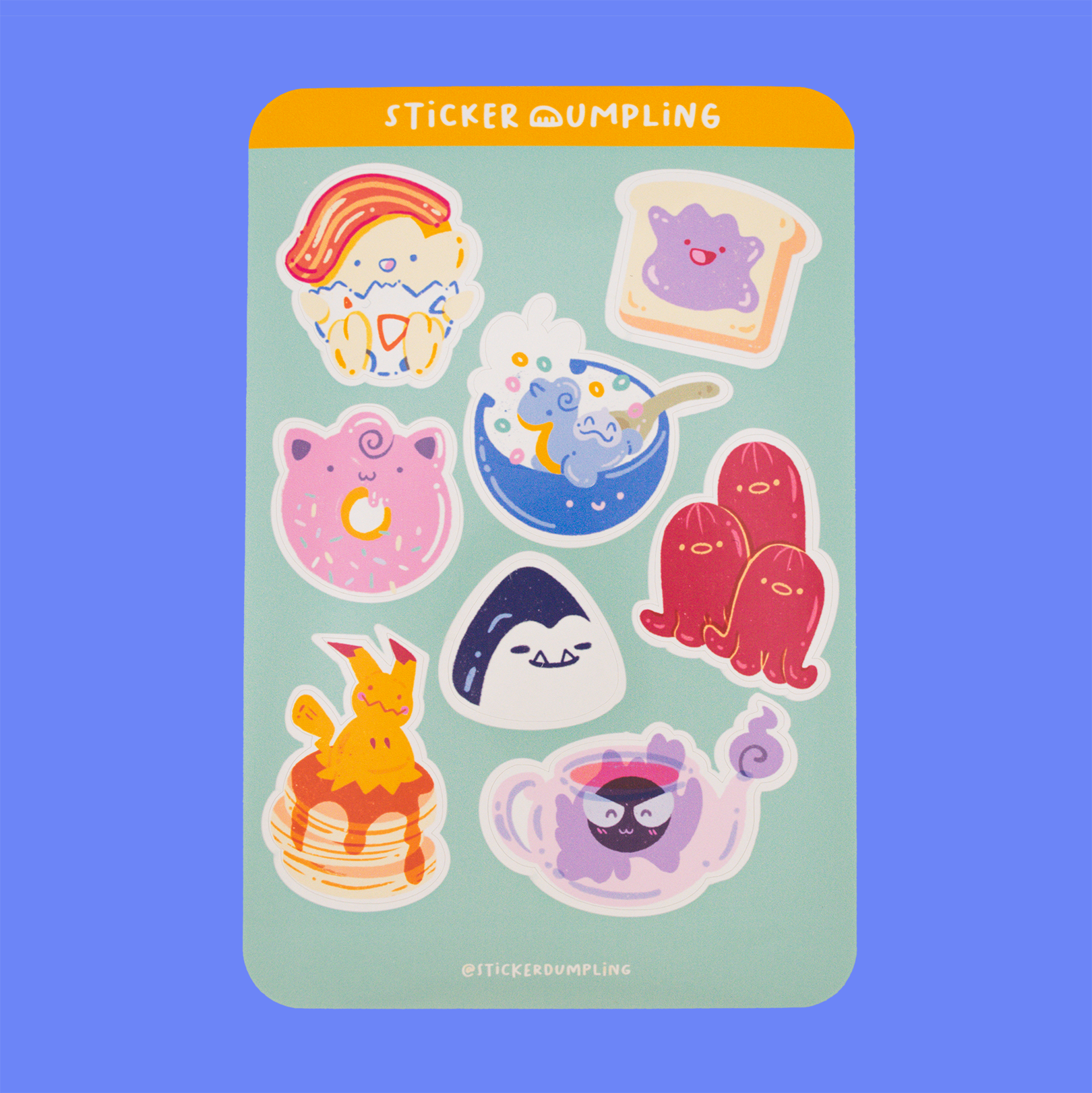 Poke Breakfast Sticker Sheet
