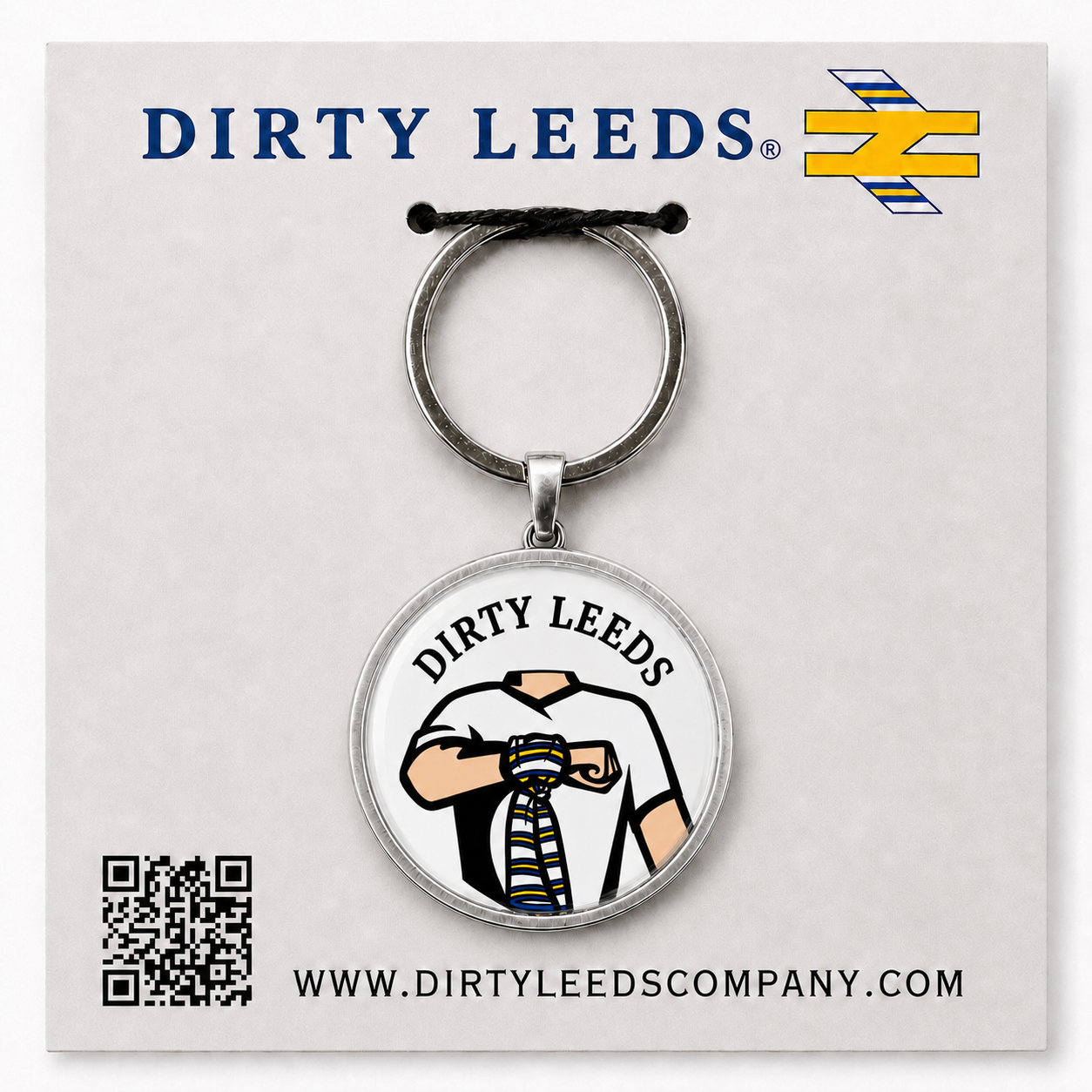dirty leeds white and silver keyring salute.png