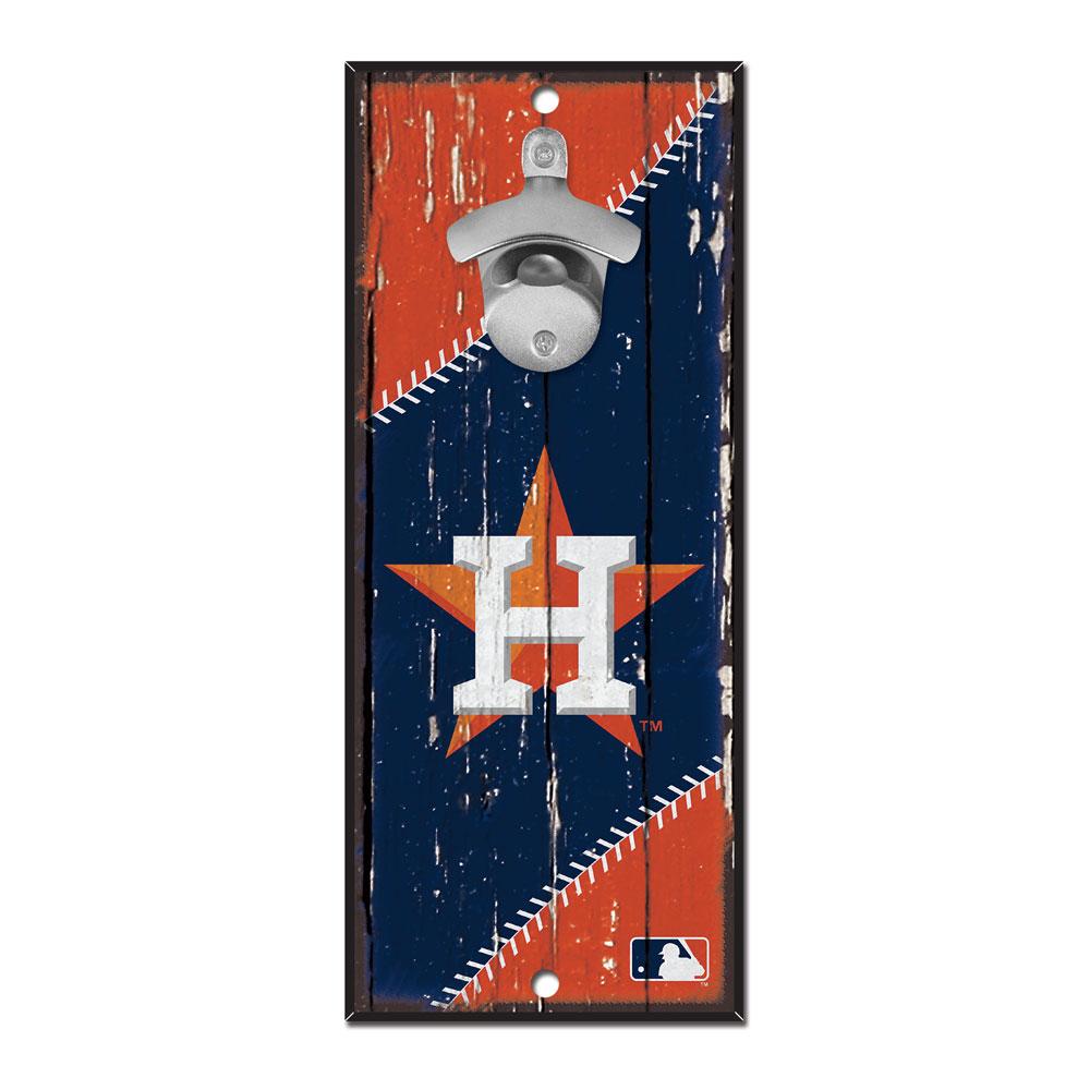 Houston Astros Wood Bottle Opener 5x11"