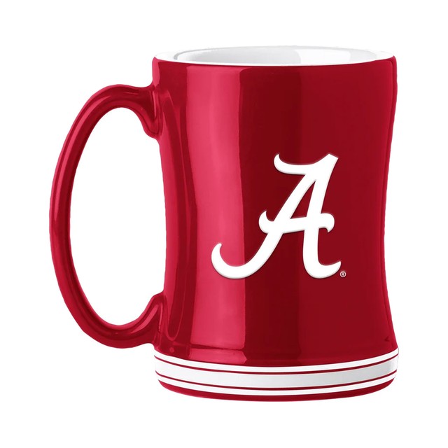 Alabama Crimson Tide Sculpted Coffee Mug 14oz