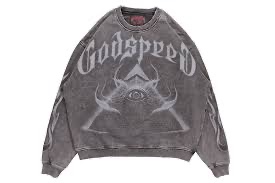 GODSPEED E.O.P Sweatshirt (Grey Wash) (E-O-P-Sweatshirt-Grey-Wash)