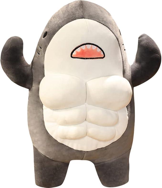 Buff Shark Stuffed Animal