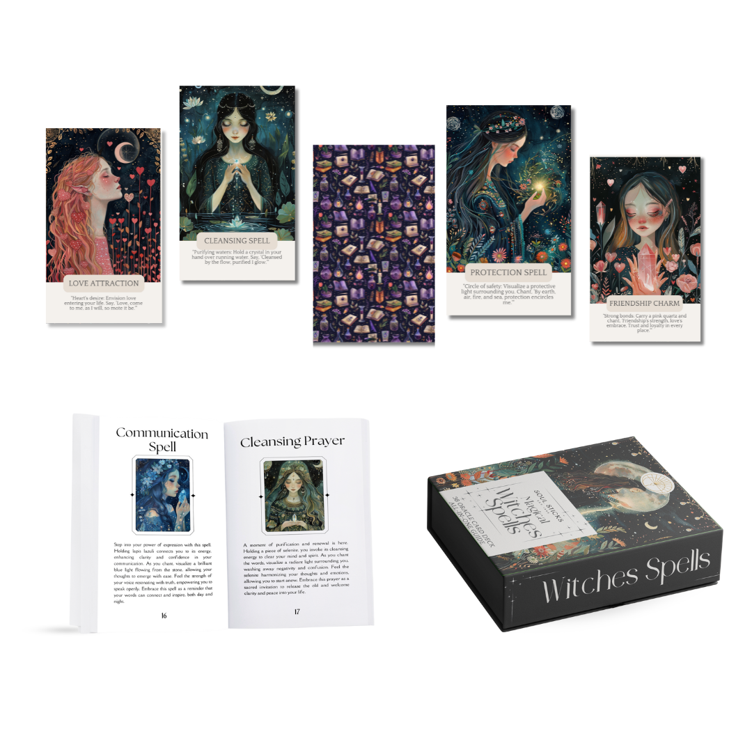 Magical Witches Spells Oracle Card Deck