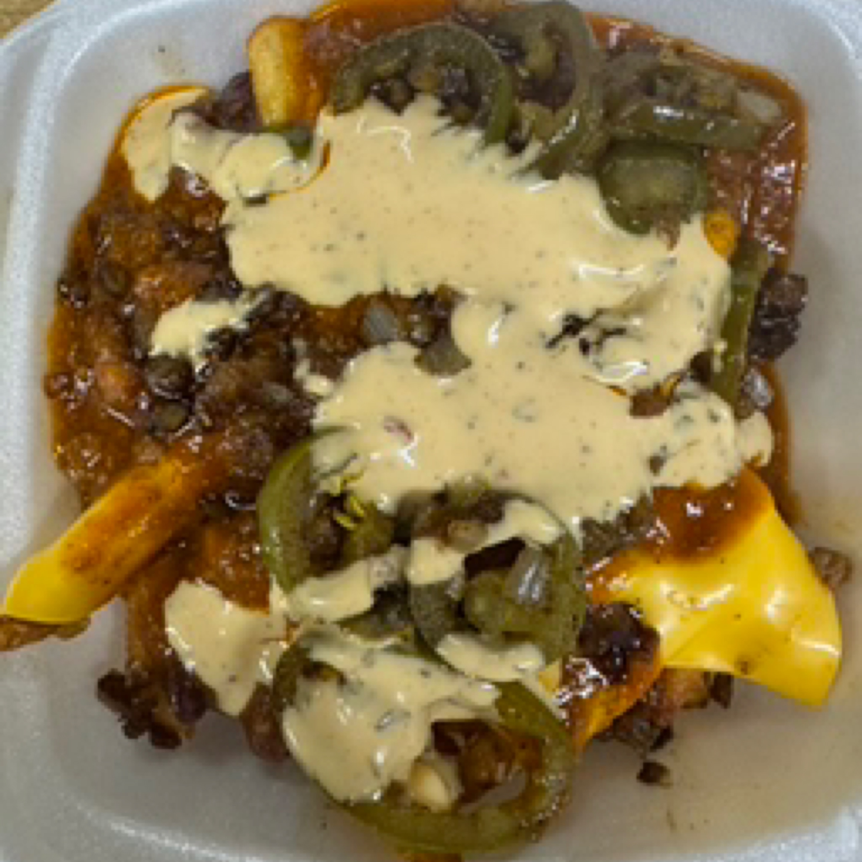 Loaded Cajun Chili Fries