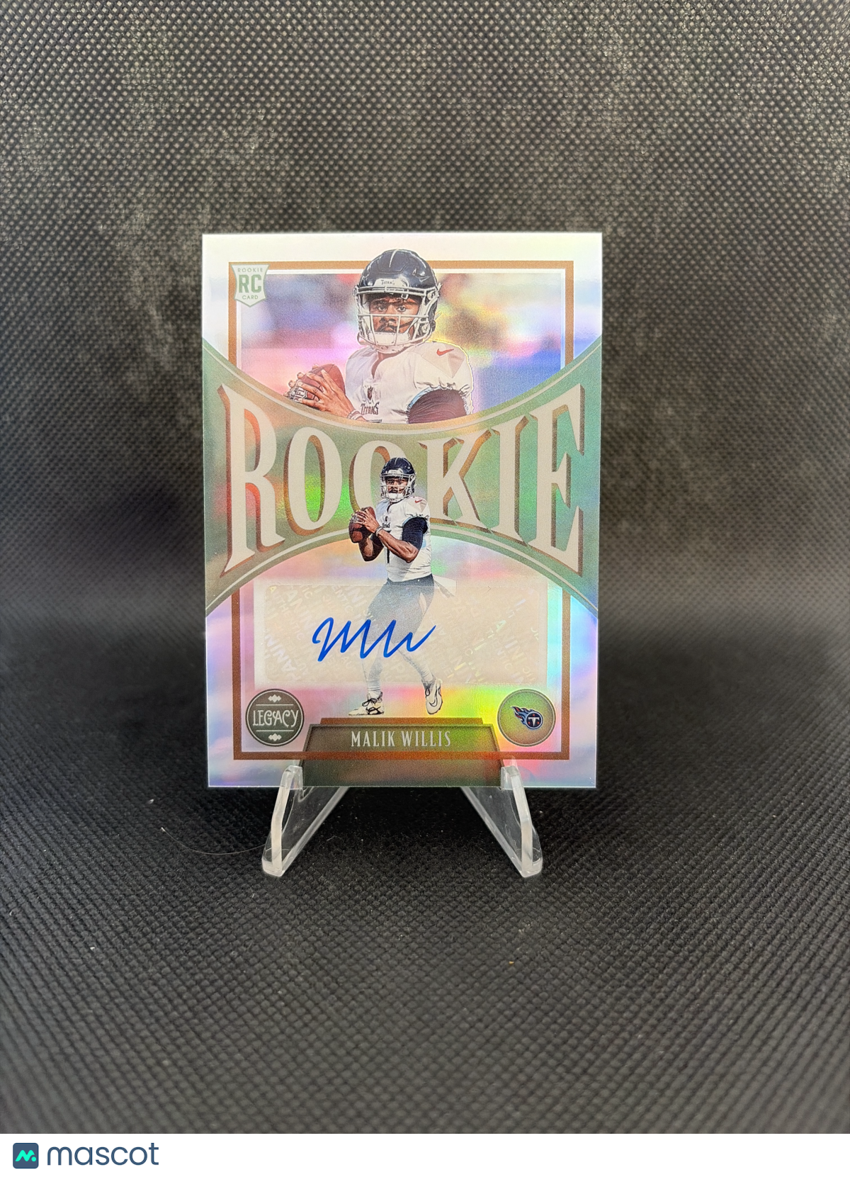 2022 Panini Chronicles Legacy Malik Willis RC Silver Refractor Auto /99