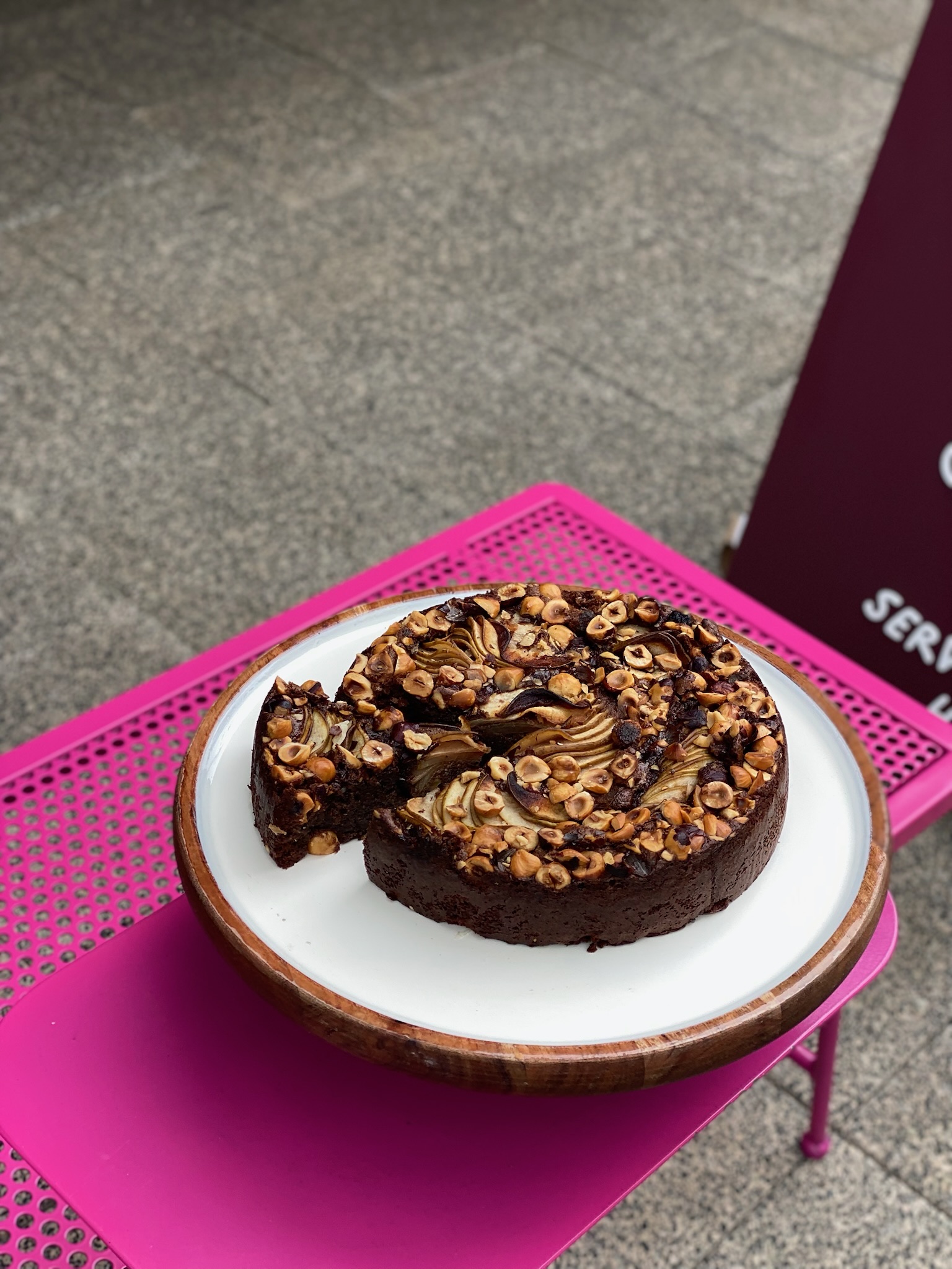 Chocolate Pear GF Cake