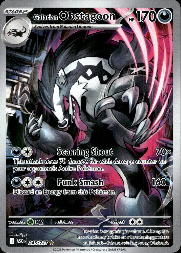 Galarian Obstagoon - ME02.5 245/217