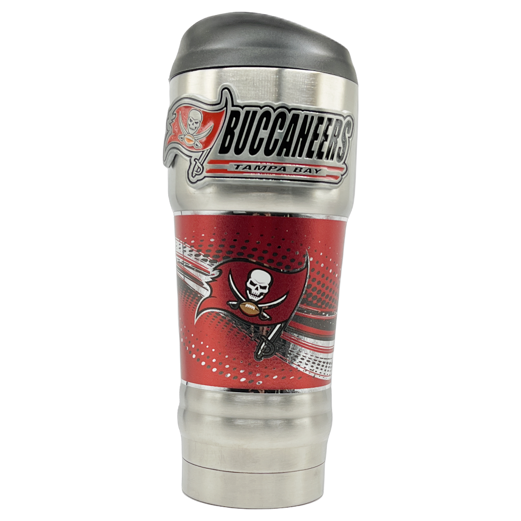 Tampa Bay Buccaneers Metallic Travel Mug
