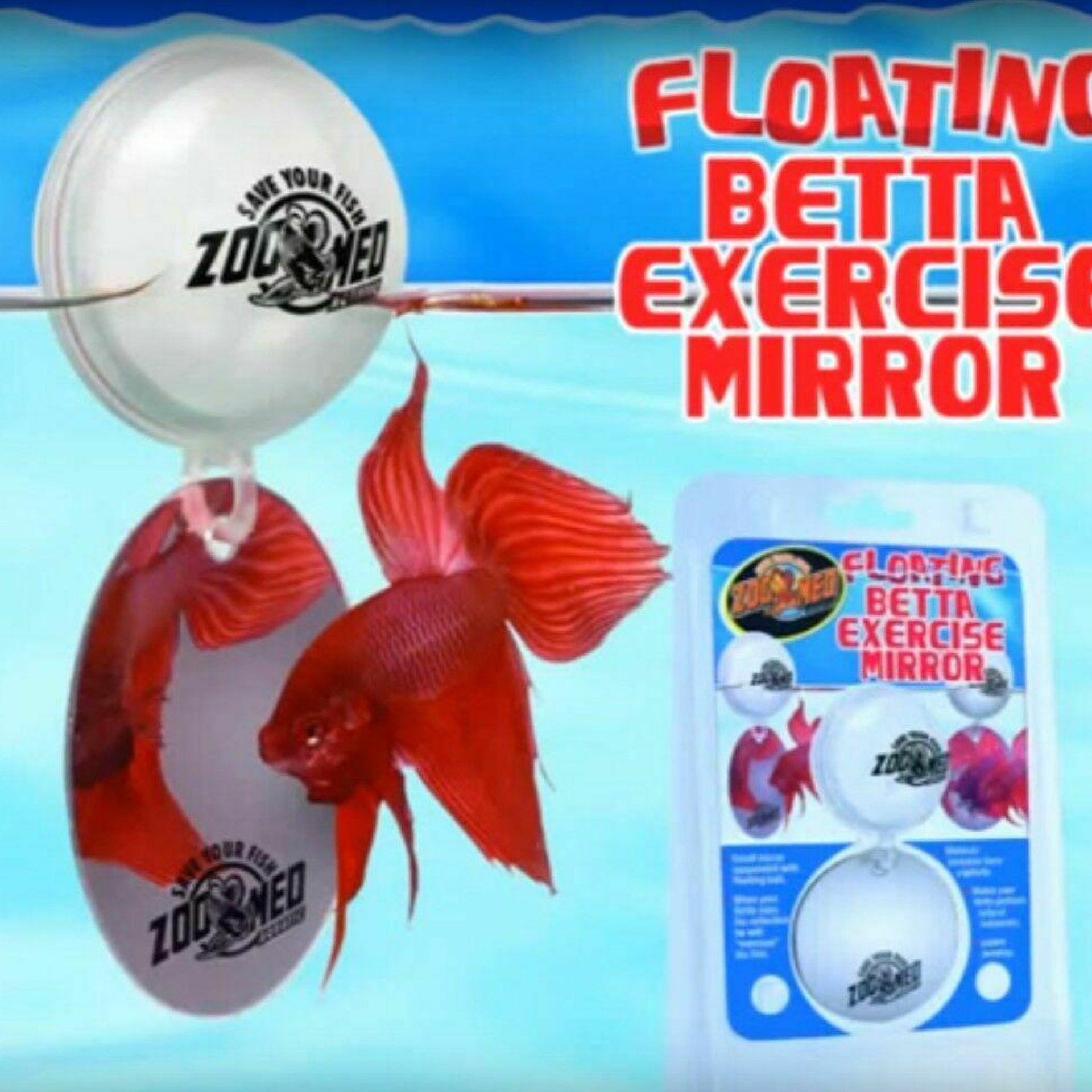 Zoo Med Floating Betta Exercise Mirror
