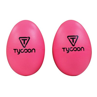 Tycoon Percussion Plastic Egg Shakers - Pink