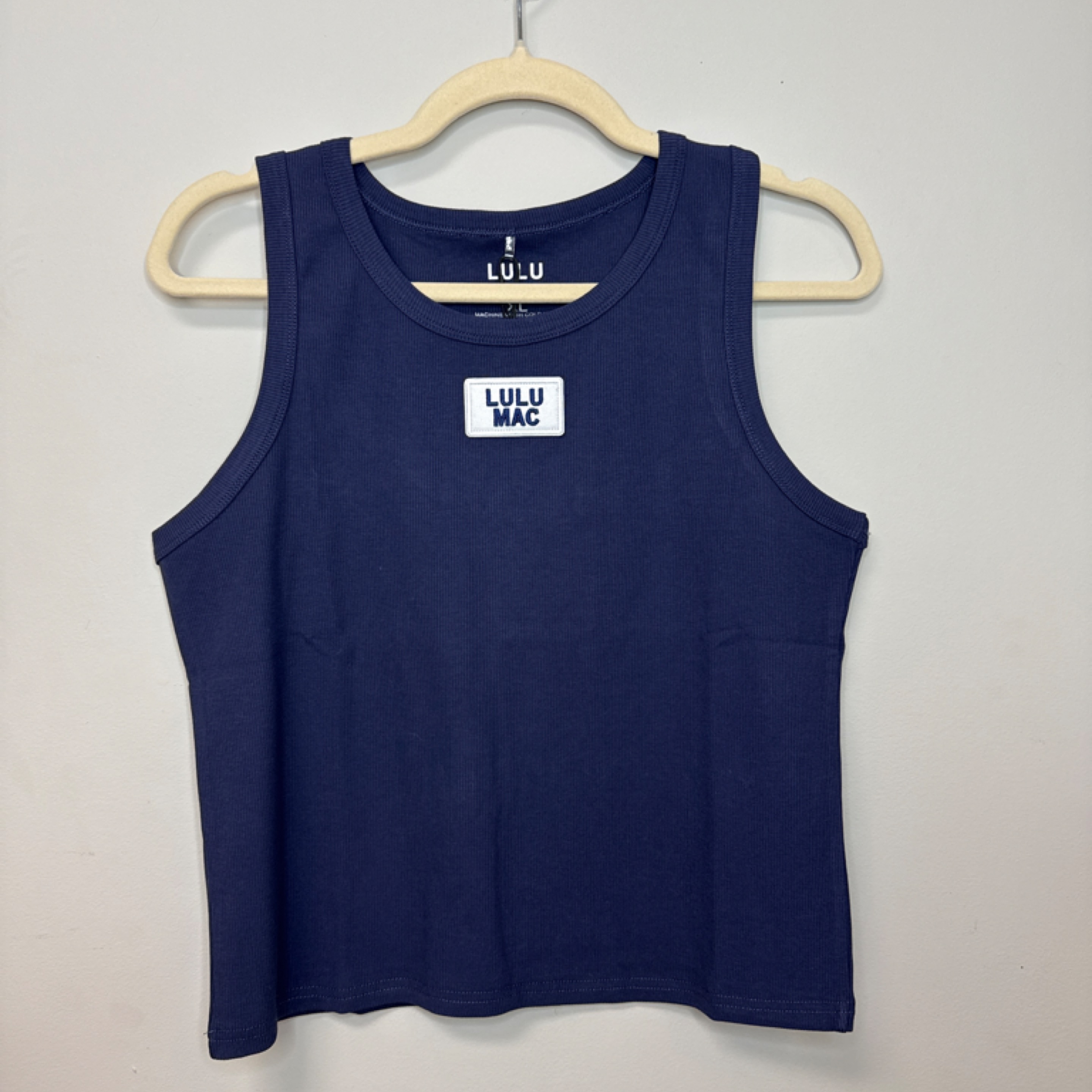 LuluMac tank navy — Bama Tan boutique, Tuscaloosa AL