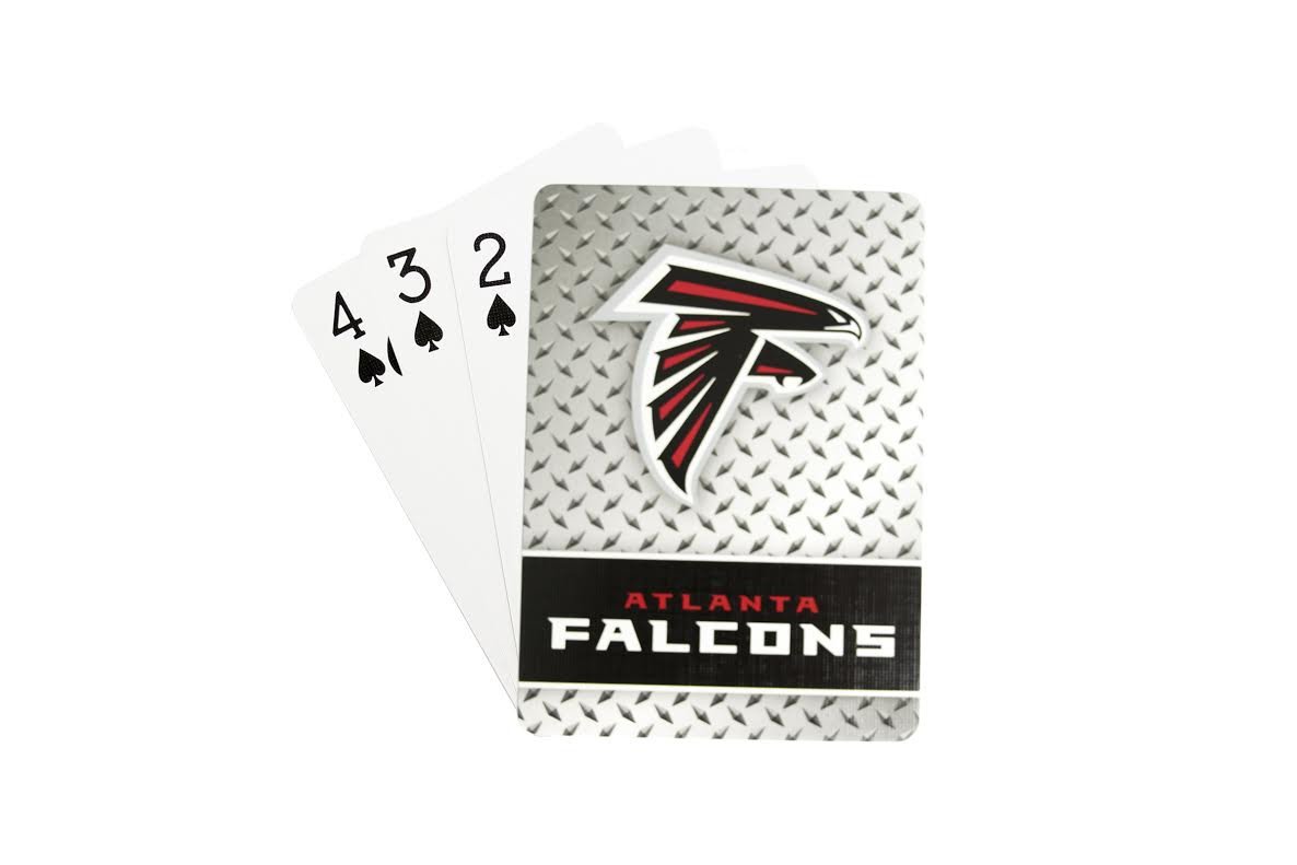 Atlanta Falcons Diamond Plate Playing Cards