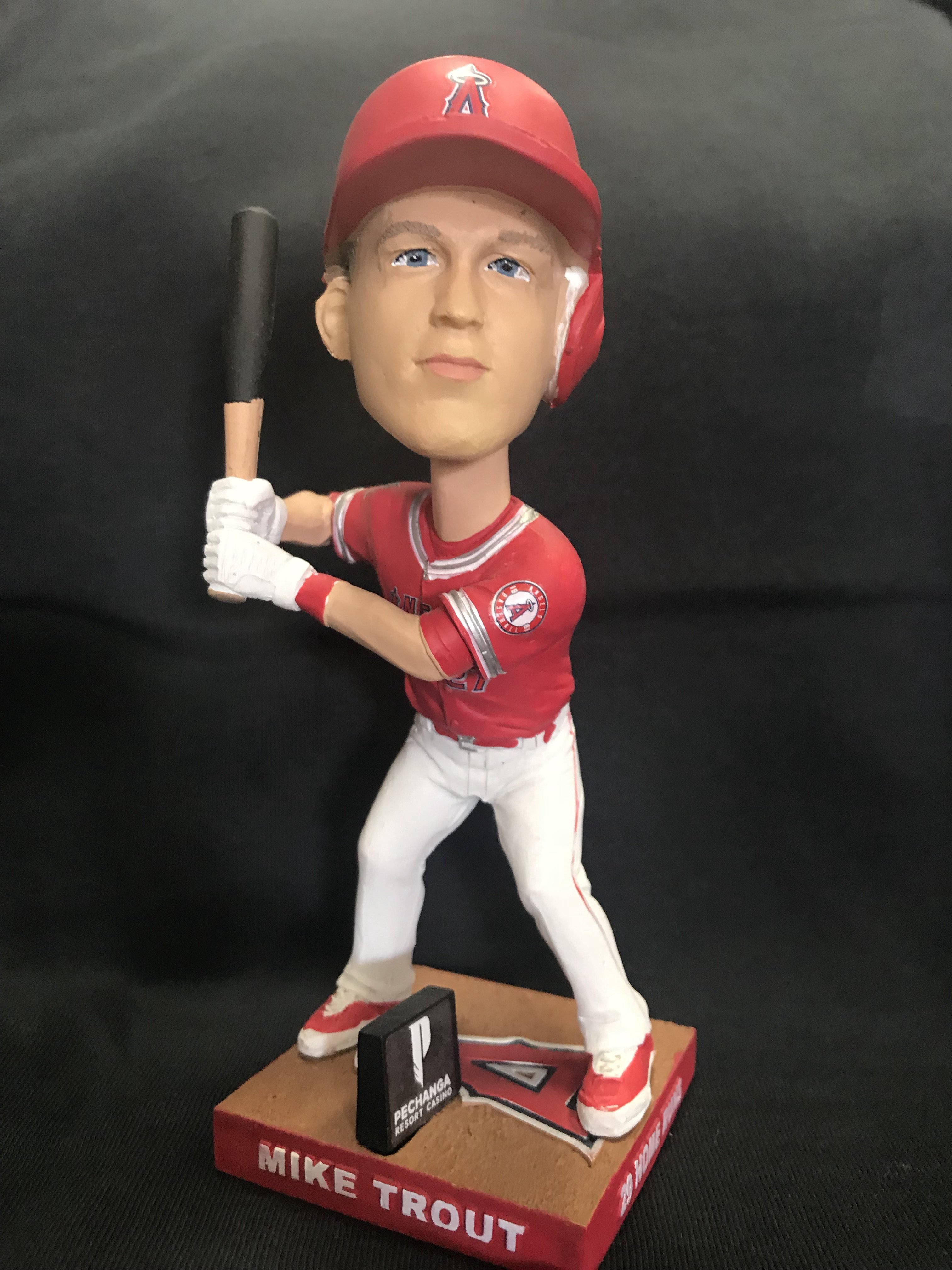 Los Angeles Angels Mike Trout 2016 MVP Hitting Bobblehead