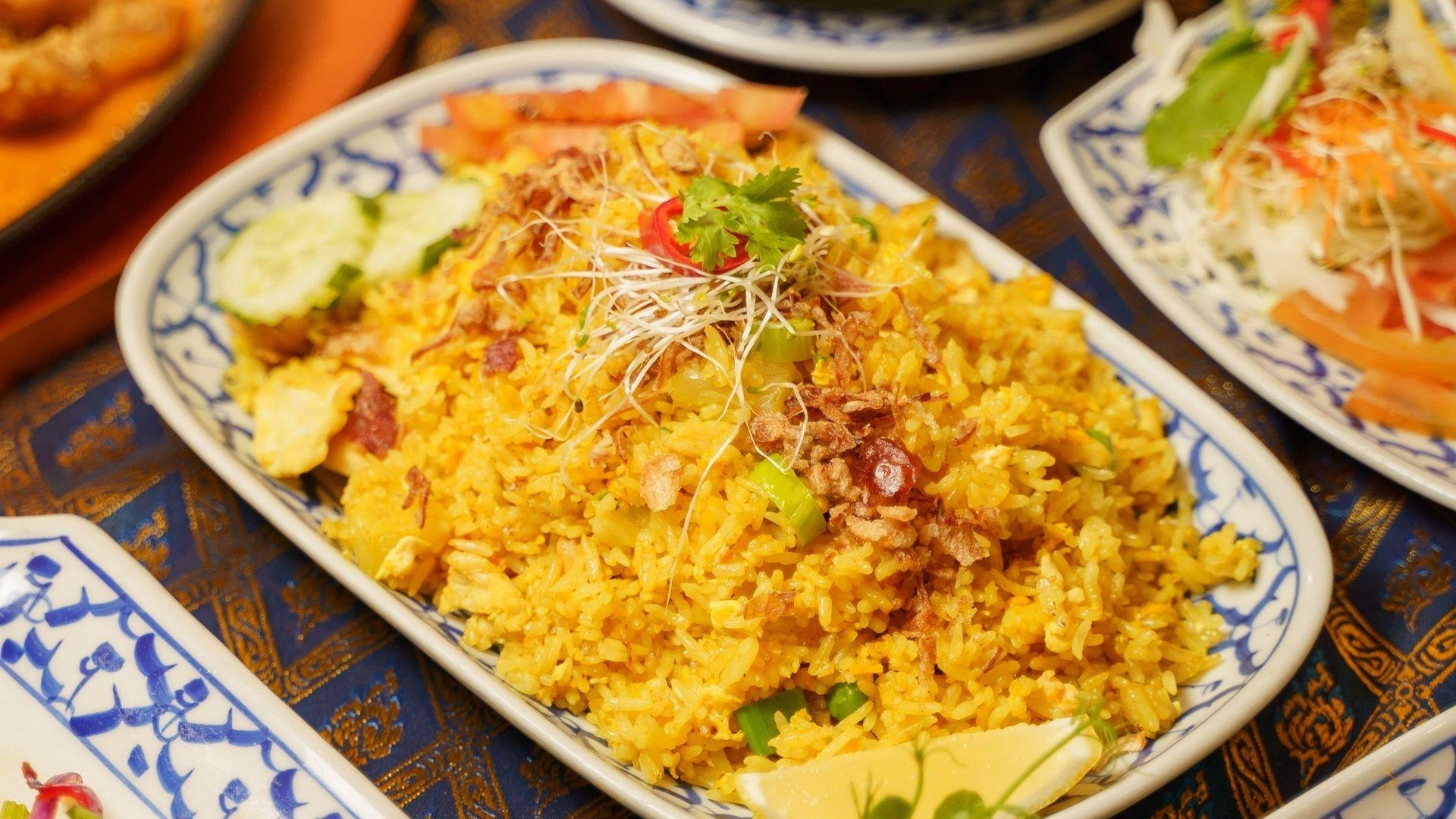 Thai Pineapple Fried Rice (Khao Pad Sup Pra Rod) - Thai Orchid Perth