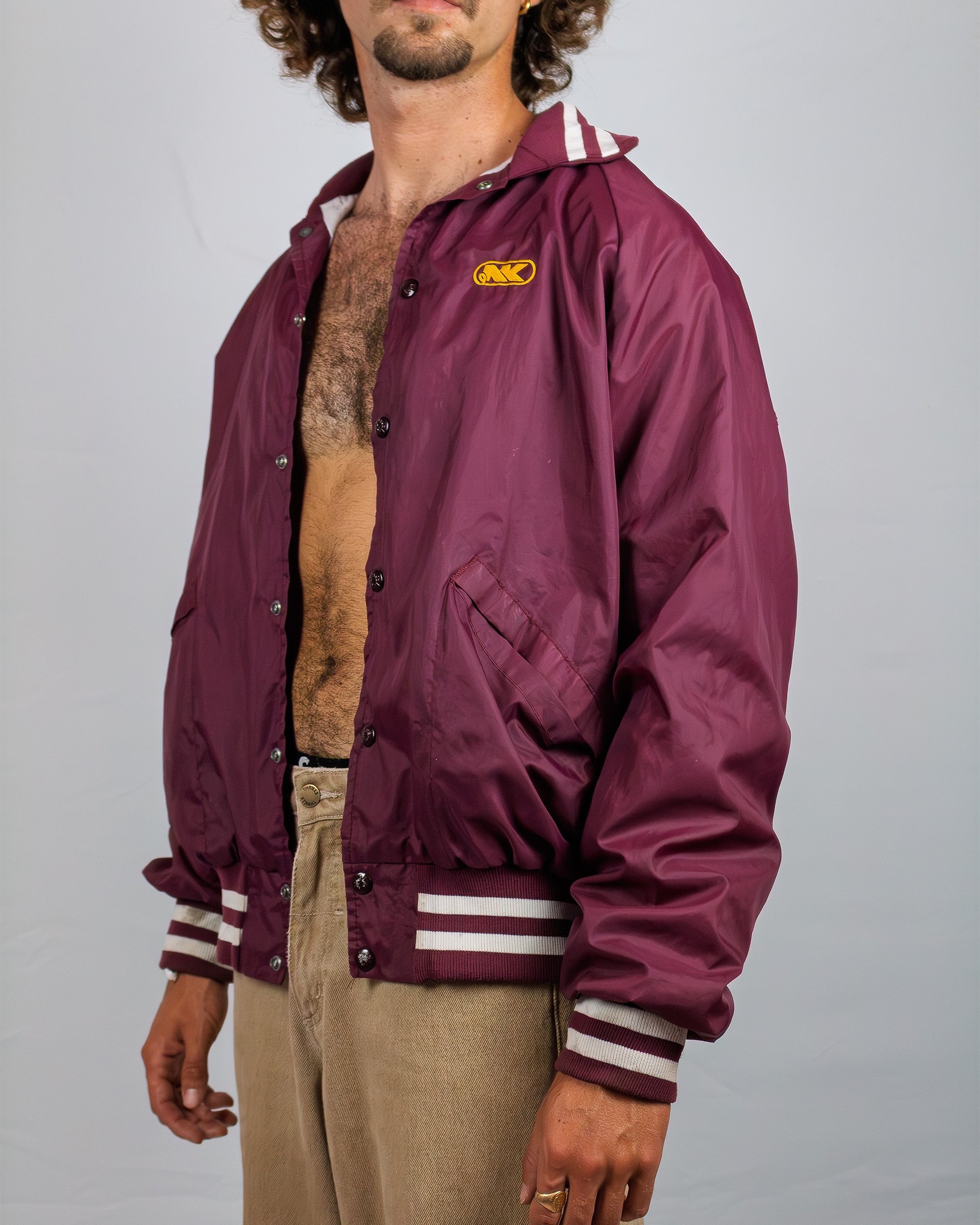 Plum Bomber Jacket
