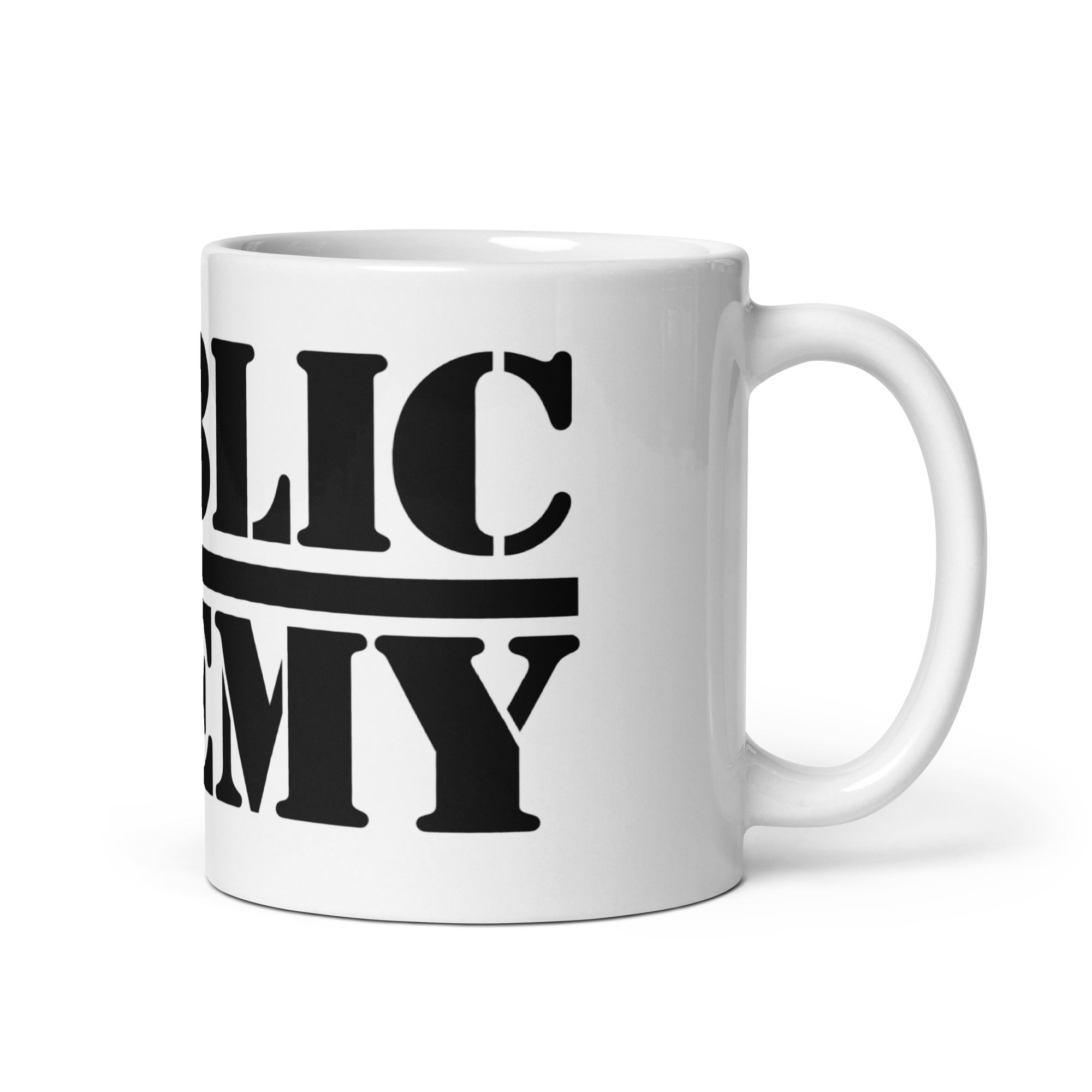 Vestry LTD Public Enemy White glossy mug