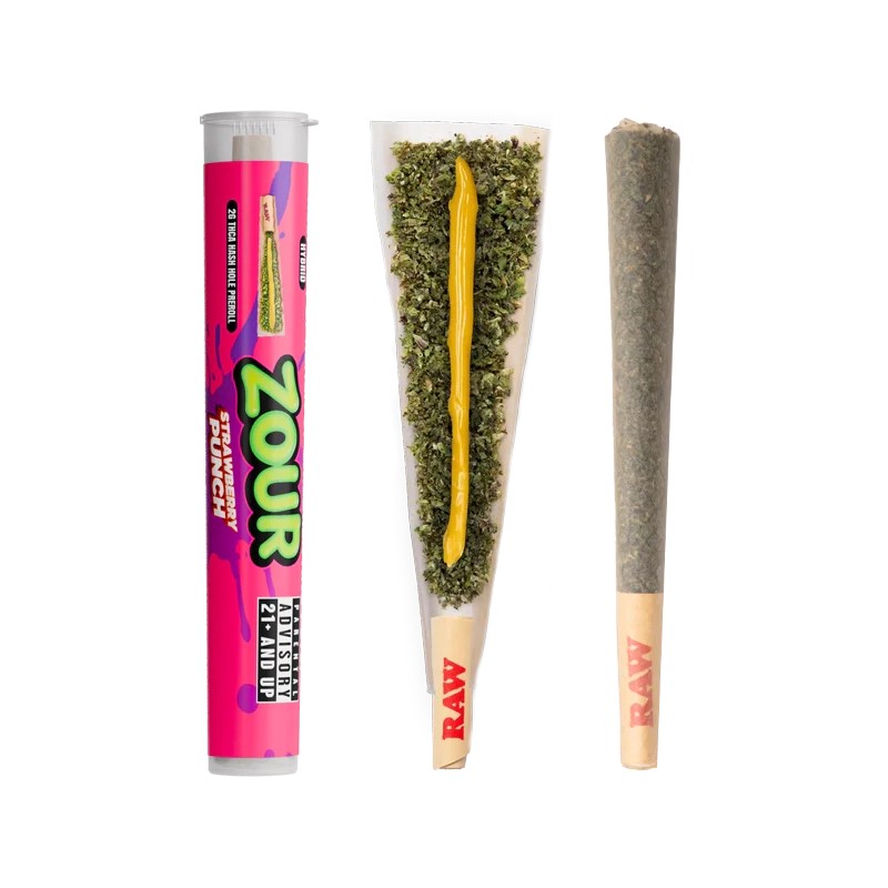 Zour Stash THCA Hash Hole - Strawberry - Regular