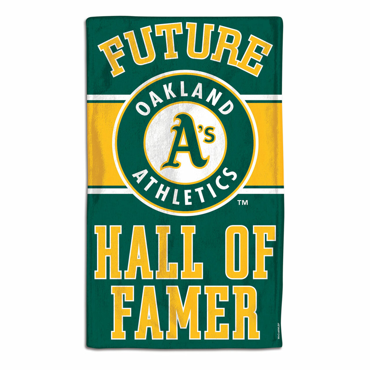 Oakland Athletics Baby Burp Cloth 10x17"