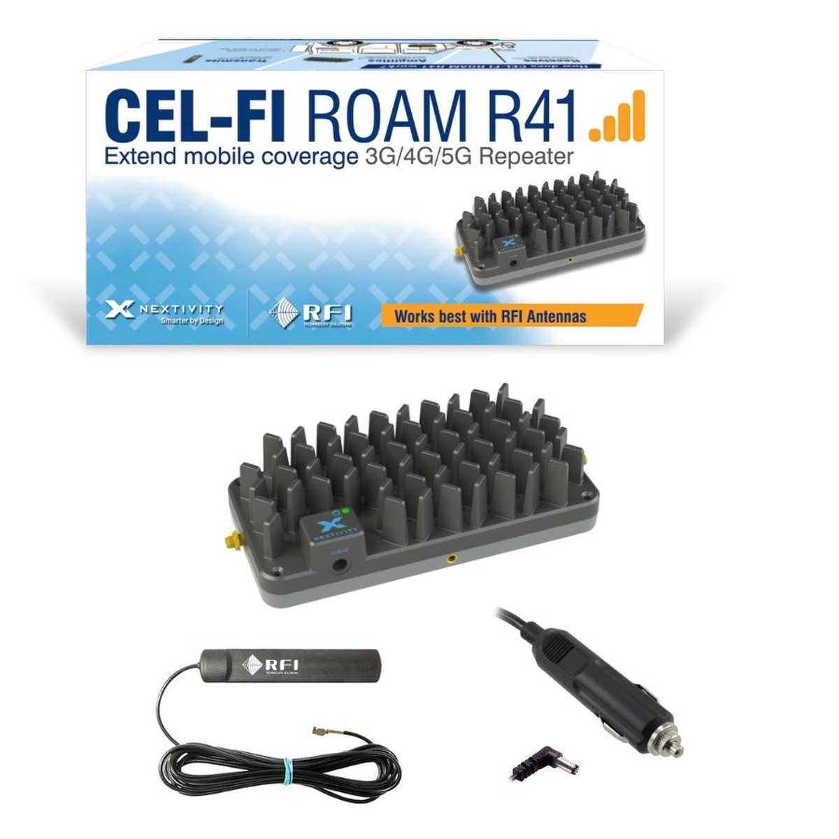 Cel-Fi ROAM R41-MK - Telstra/Optus with RFI T5 Antenna