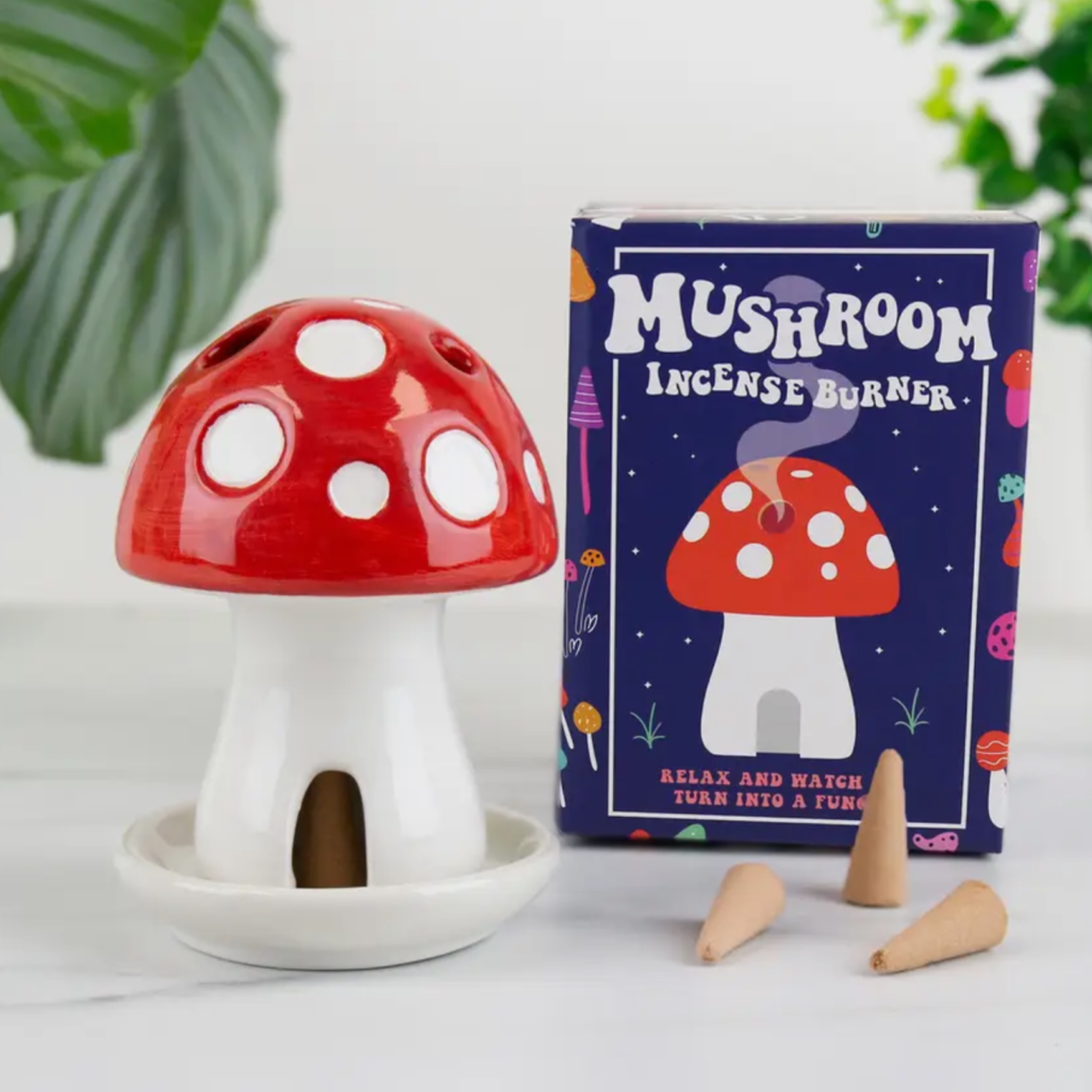 Gift Republic - Mushroom Incense Burner