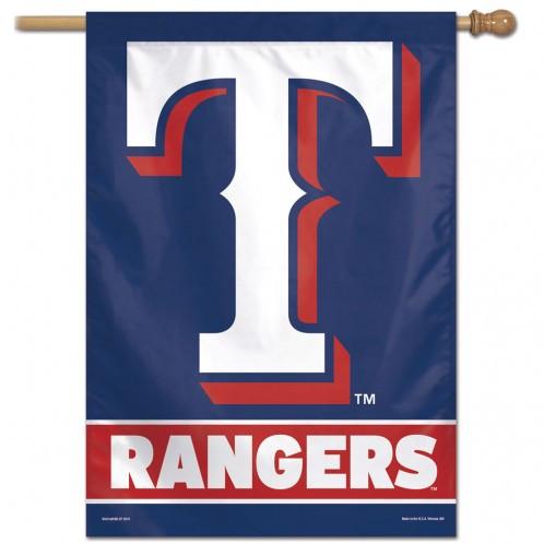 Texas Rangers Alternate Vertical House Flag 28x40"